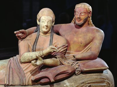 Sarcofago degli Sposi, da Cerveteri da Etruscan
